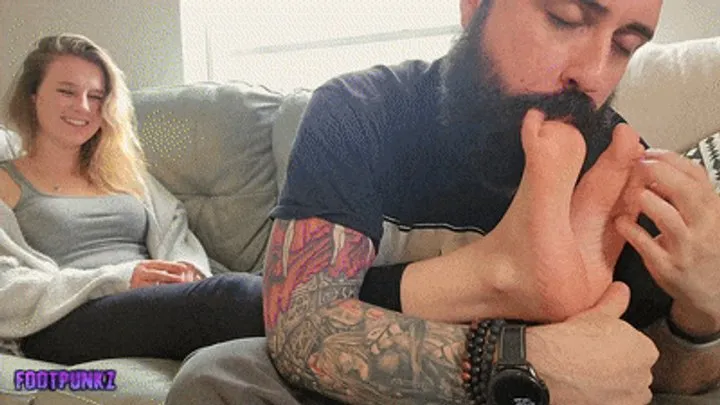 Footpunkz - Classic Tickling Clip - Worshipping my Girlfriend's Best Friend's Perfect Feet (FULL version)