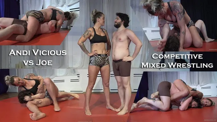 Doom Maidens Wrestling - Andi Vicious vs Joe: Competitive Mixed Wrestling (March 2025)