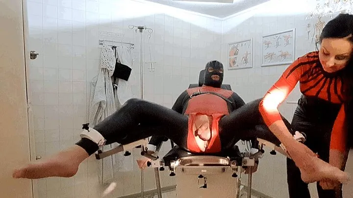 Mistress Luciana - Tickled on the gynecological Chair