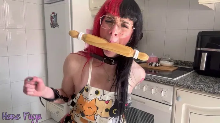 Mei Doll - Tied and gagged in the kitchen