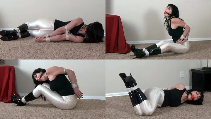 Badman's Bondage Babes! - Shoulder Wrenched, Booted, Gagged And Tormented