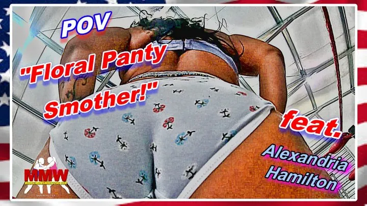 Modest Moms Wrestling - POV - Floral Panty Smother! WMV