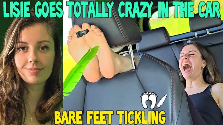 Tickle Frenchtickling  Store - LISIE GOES TOTALLY CRAZY IN THE CAR : BARE FEET TICKLING - HD WMV