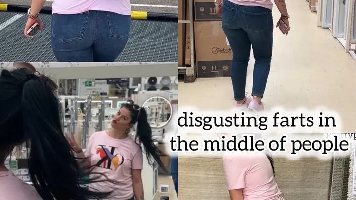 Prettyprincess - disgusting farts in the middle of people