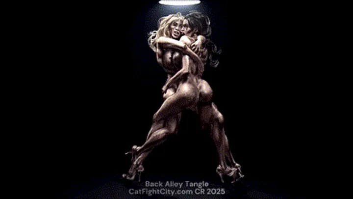 Catball Catfight Customs - BACK ALLEY STRIPPER BEARHUG CATFIGHT FOR YOU