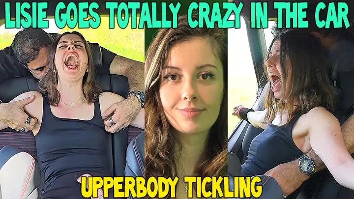 Tickle Frenchtickling  Store - LISIE GOES TOTALLY CRAZY IN THE CAR : UPPERBODY TICKLING - FULL HD MP4