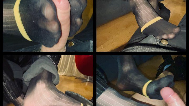 Gay Male Soxjob Heaven - YELLOW STRIPE PARADISE
