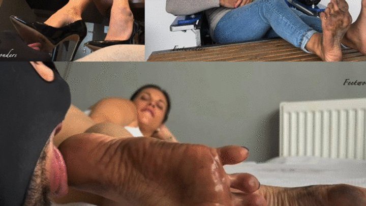 Feetwonders - FeetWonders- DIRTY FEET worshipping BUNDLE 1