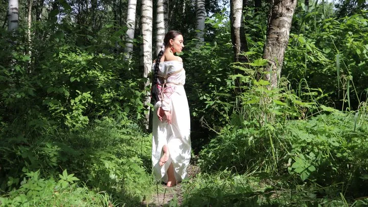 Bondage Dreams - Sofi in the Ethnic dress_Bondage in the forest_Part 1