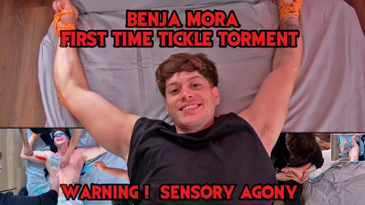 Str8crushfeet - Benja Mora first time tickle torment - Warning! Sensory agony