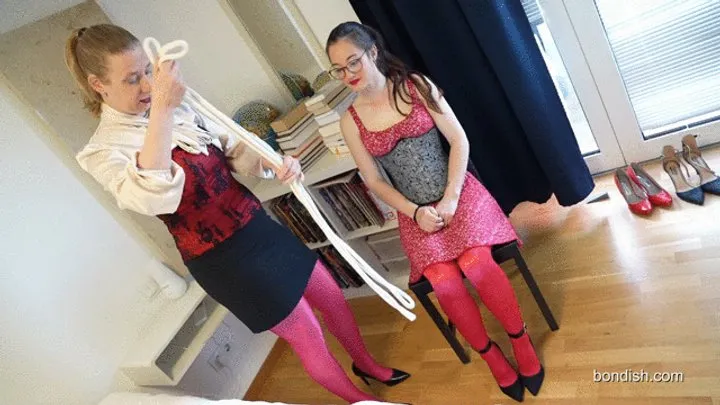 Bondish - AILEEN GETS CHAIRTIED AND GAGGED BY DINA