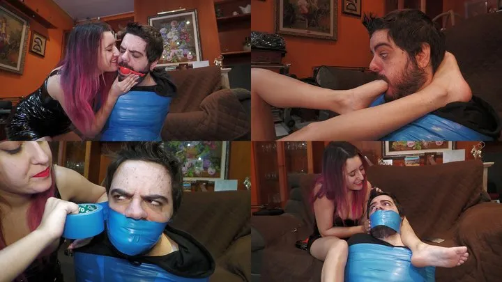 Spanish Ties Femdom - Mistress Susy Blue gets the wrong guy!