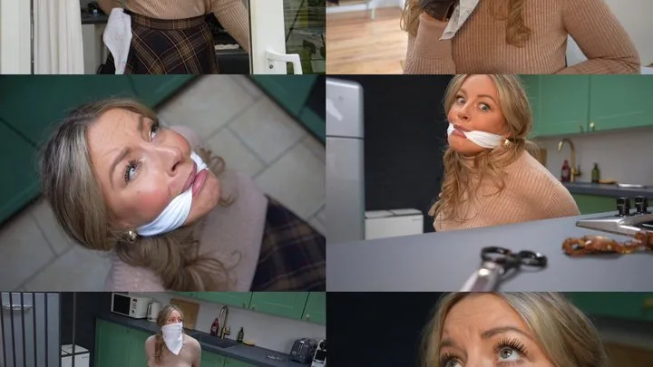 Muffled Screams - Brianna olivia - teaching the strict bullying teacher a lesson, chair tied and multi gagged (mp4)