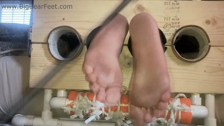 All Male Tickling Dungeon - Im1n2ft - Slap and Tickle - bastinado and tickling big size 13 wide feet