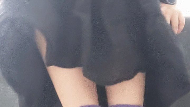 Mistress Violet Entertainment - Cute goth witch shows off her sweaty feet