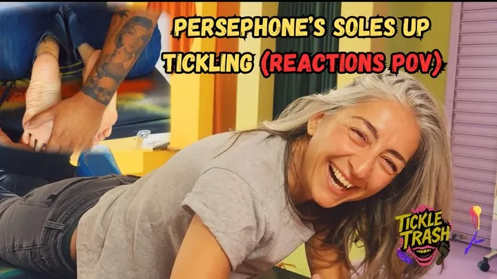 Tickle Trash - Silver Vixen Persephone Soles Up Tickle Experience (Reactions POV)