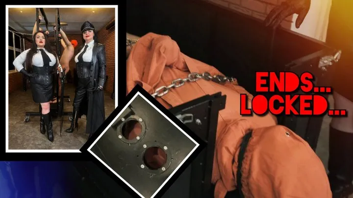 Dominatrix Dinah - Personal - Bonded prisoner ends up locked in the bondage box - cruel Officers
