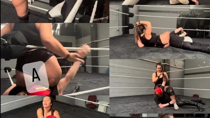 Power Girls Pro Wrestling - Giantess destroys and crushes skinny male jobber