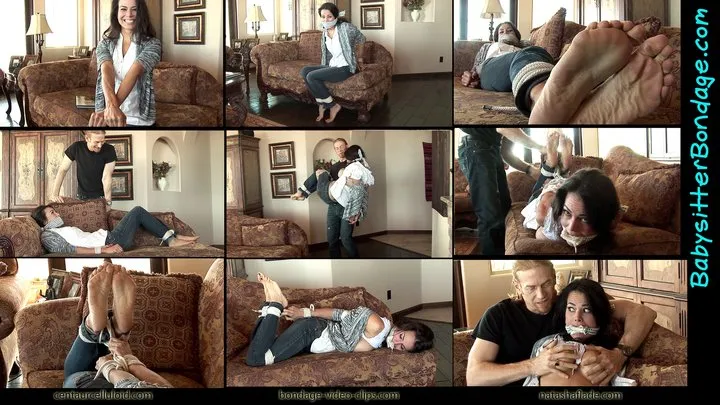 Natasha Flade Bondage Fantasies - Babysitter Julia Faire Tied Up, OTM Gagged & Hopping then Step-Dad Arrives to Get Her Hogtied Topless! (MP4) #BABYSITTERBONDAGE #DID #HOGTIED #GAGTALK