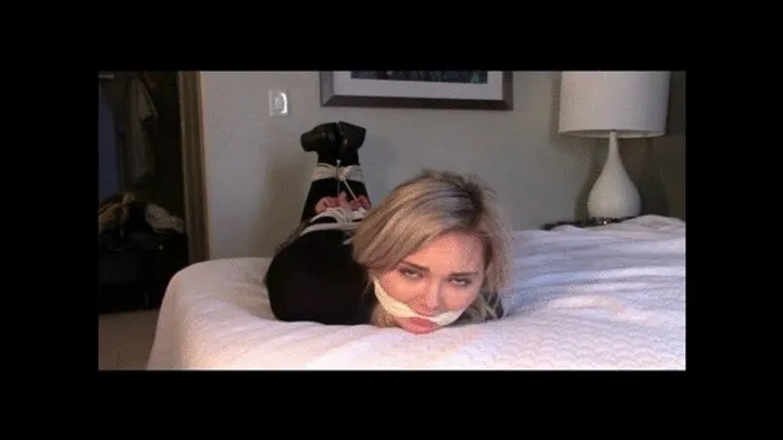 Good Girls In Bondage - 18 year old Hogtied on bed