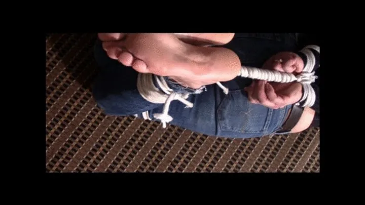 Good Girls In Bondage - Barefoot Housewife Hogtied and Gagged in grimy motel room