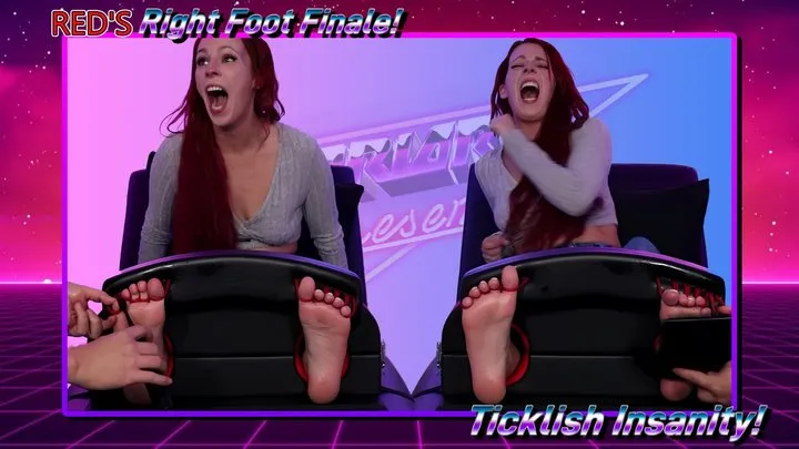 Random Sole Encounters - Red’s Right Foot Finale - Ticklish Insanity