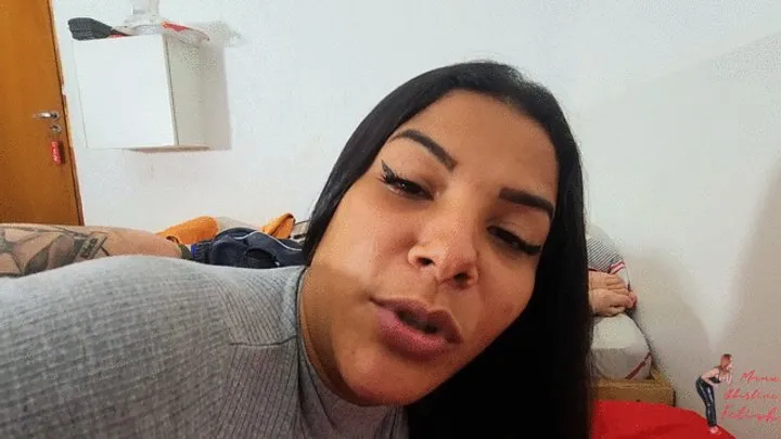 Manuela Albertine Fetish - Farting in the mouth, part 1, by PocaH and slave, (cam by Manu) FULL HD