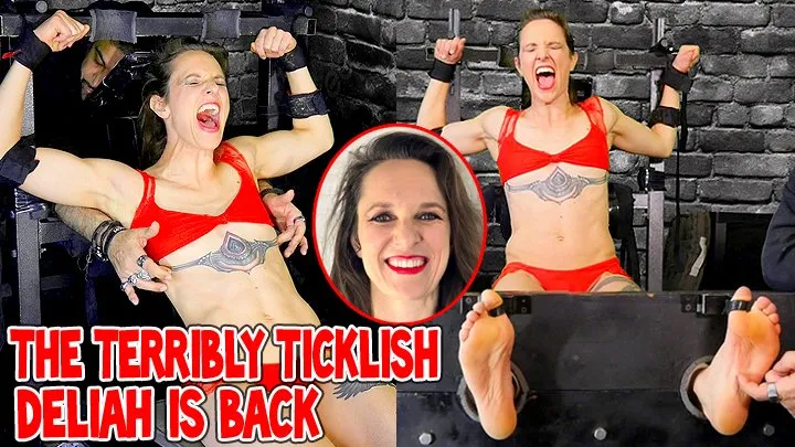 Tickle Frenchtickling  Store - THE TERRIBLY TICKLISH DELIAH IS BACK - FULL HD MP4