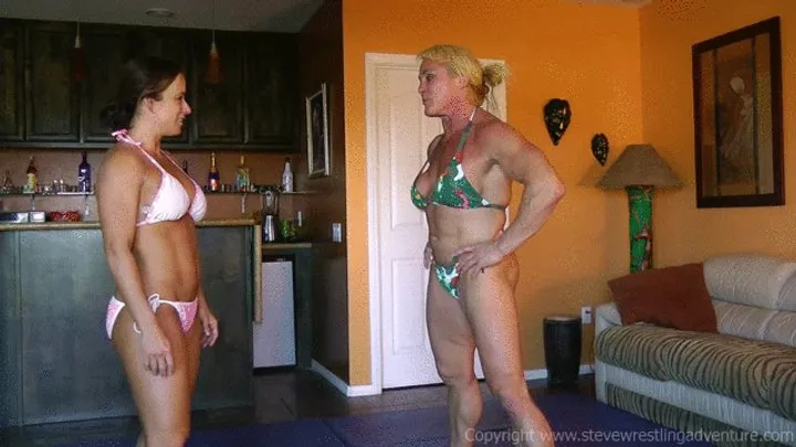 Female Fights And Catfights - KASIE DOMINATES JENNIFER THOMAS ! - FULL CLIP