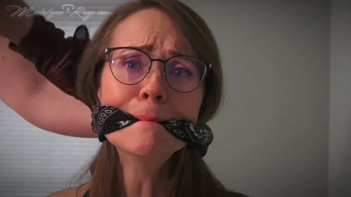Madalynn Raye's Bondage Studio - Madalynn Raye is Roped and Gagged in her Bikini, Bra & Panties! WMV Bondage, Bikini, Bra & Panties, Barefeet, Struggling, Gagged Women, HOM