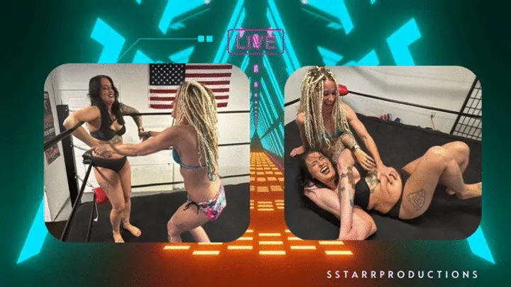 Fantasy Fight Girls By Ssp - FFGFAN Semi-Comp Bikini Wrestling Kisa vs Betty mp4