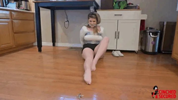Cinched And Secured - Dolly Mattel's Toe Reach Challenge (MP4 Format)