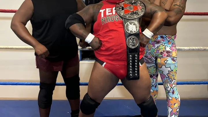 Pandemic Pro Wrestling - Male Wrestlers Double-Team And Try To Unmask The Famous Redstar