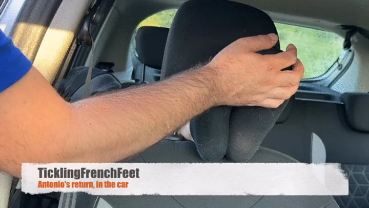 Tickling French Feet - Antonio’s return, in the car (Full HD)