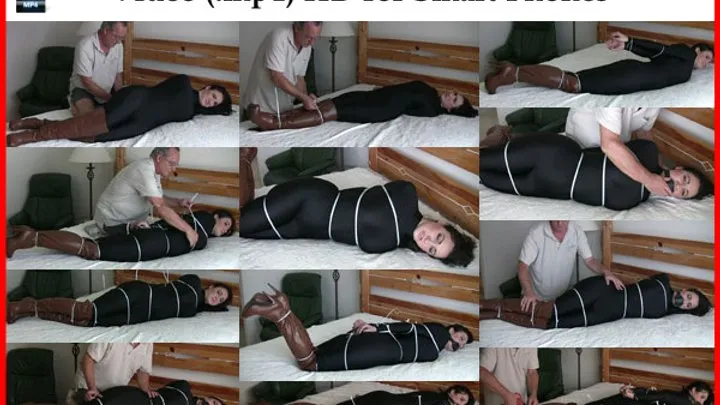 Keye Mobile Bondage - Angelique Kithos - Zip Tied by Intruder (mp4 HD)