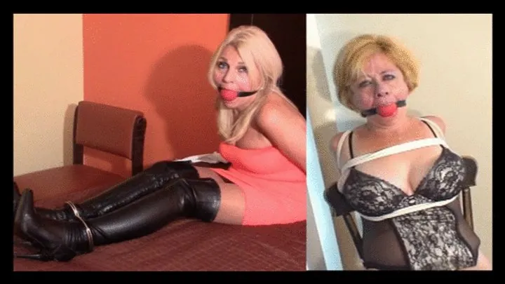 Good Girls In Bondage - Two Housewives Tightly Ball Gagged