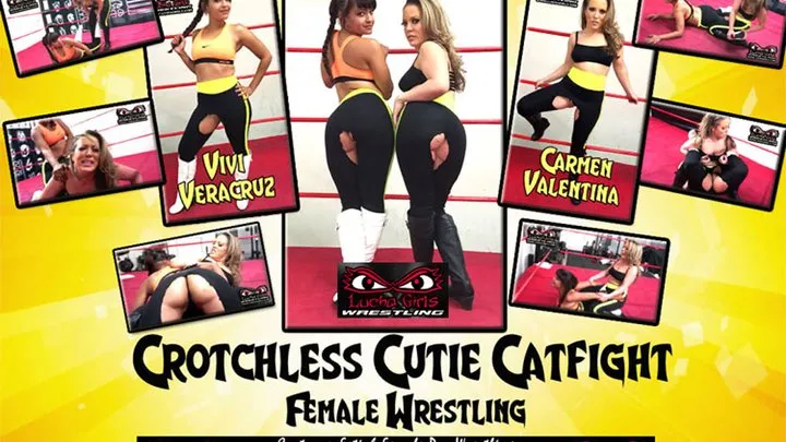 Lucha Girls ~ Female Pro Wrestling - 1495-Clash of the Crotchless Cuties - Female Wrestling