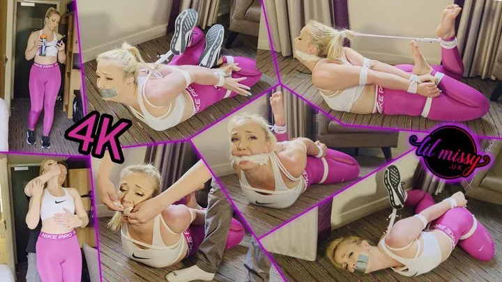 Lil Missy Uk Store - Lil Missy UK in Gym Girl Gets Tied In Uncomfortable Position 4K