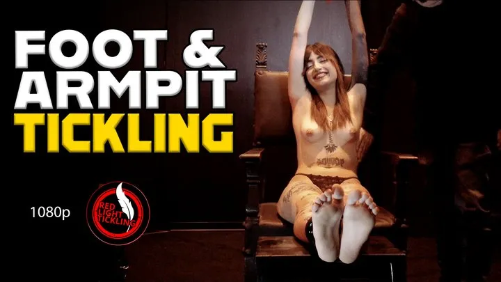 Red Light Tickling - No Mercy for Ticklish Jane Tied Up and Tickled on the Tickle Chair | Fetish Tickling | 1080p