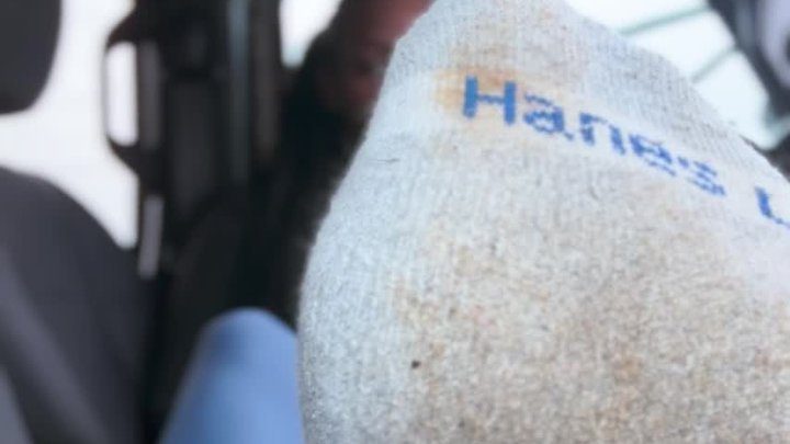 The Goddess Nubia - After the Hike: Dirty Shoes, Filthy Socks, and Raw Feet Dry cracked feet damaged pedicure and toes