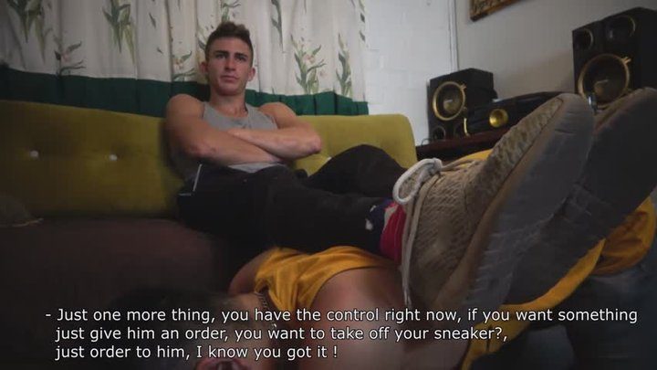Str8crushfeet - Justin Megapack ! My female friend helps me to suck the smelly feet of her Himbo Bull fuck buddy - Justin