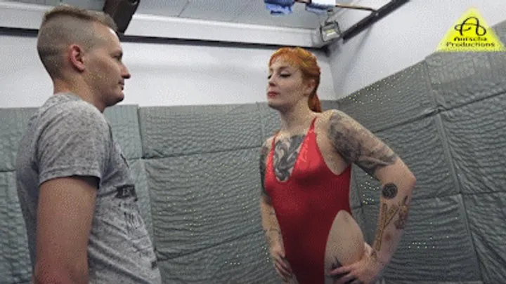 Antschas Wrestling And Fetish Store - Mel Fire vs Potter mixed wrestling