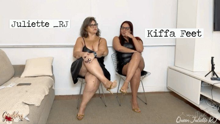 Bbwomanlicious - Juliette_RJ meets Kiffa Feet for a Golden Tease - Dangling and JOI control for you Full Version - DANGLING - FOOT FETISH - KIFFA FEET - GOLDEN MULES - PERFECT FEET - JOI - FEET JOI - CUM COUNTDOWN