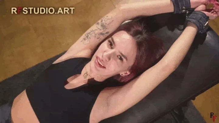 Rf Studio Production - Venera - First Time Upper Body Tickling in Stocks (UHD 4K MP4)
