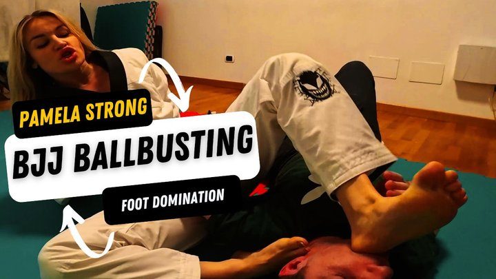 Martial Fetish - Pamela Strong bjj ballbusting foot domination