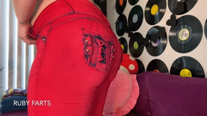 Missrubyfarts - Farting in My Favorite Red Jeans