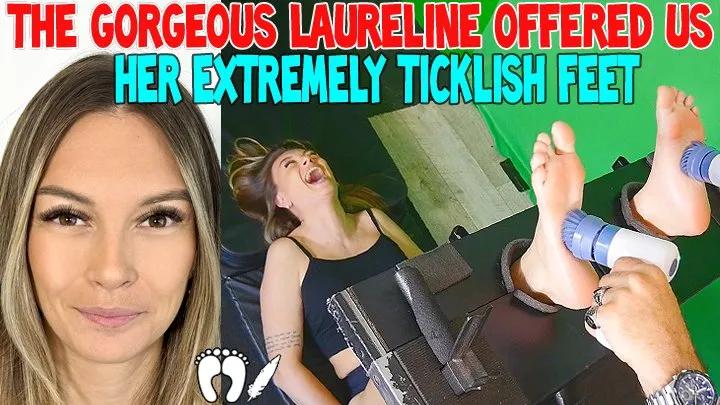 Tickle Frenchtickling  Store - THE GORGEOUS LAURELINE OFFERED US HER EXTREMELY TICKLISH FEET - FULL HD MP4
