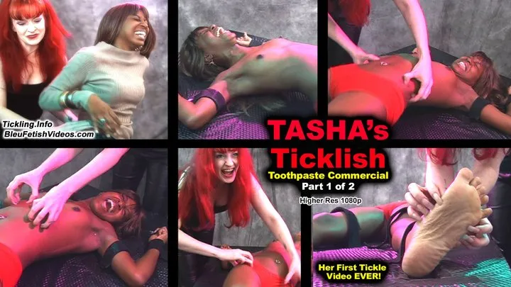 Bleufetish Tickling - Pt 1 Tasha is BACK - to 2005 in her First Tickling Video Ever! - 1080p Tasha from TA strips down to nothing but her little red panties and is tickled on her armpits feet and upper body by Domina Skye!