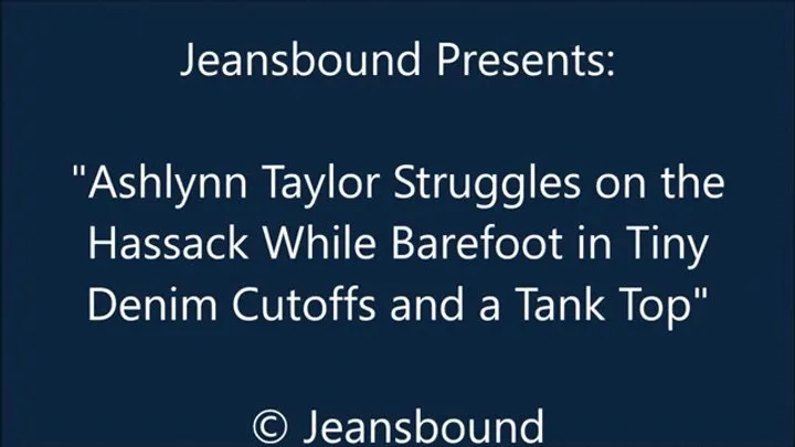 Jeansbound - Ashlynn Taylor Bound on the Footstool - WMV