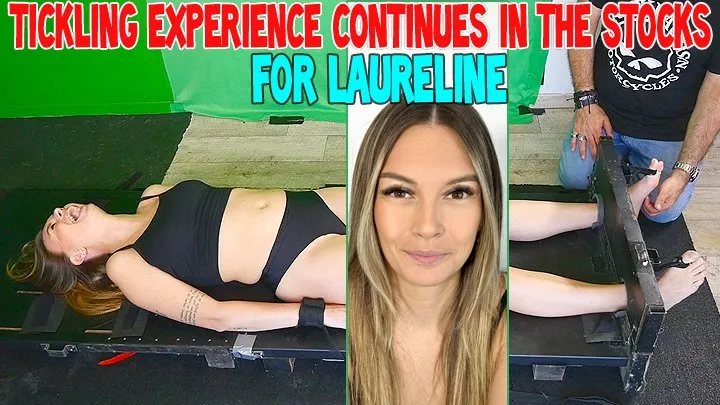 Tickle Frenchtickling  Store - TICKLING EXPERIENCE CONTINUES IN THE STOCKS FOR LAURELINE - FULL HD MP4